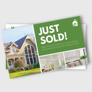 Jumbo Just Sold Postcard - 11x6