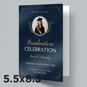 Soft Touch Folded Card - 5.5x8.5
