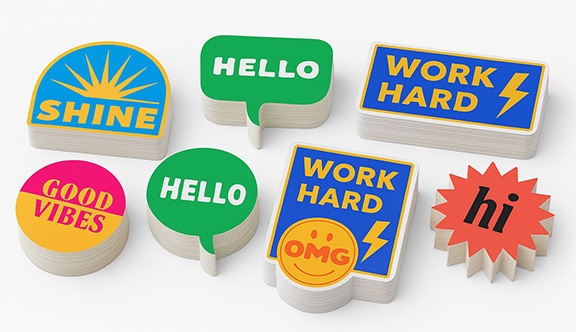 Die Cut Opaque Stickers