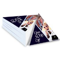 Triangle Shape Flyer - 6" x 5.29"