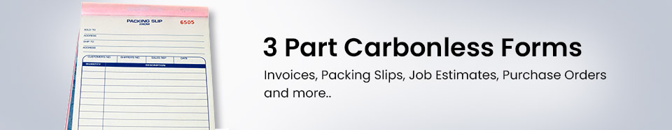 3 Part Carbonless Forms