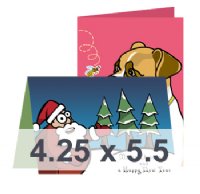 Folded Card -  4.25x5.5