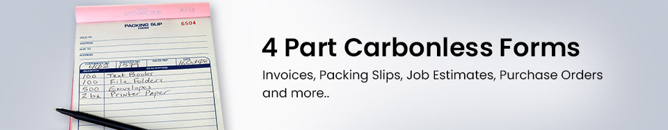 4 Part Carbonless Forms