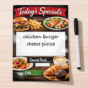 Dry Erase Card - Half Page Medium (5x8)