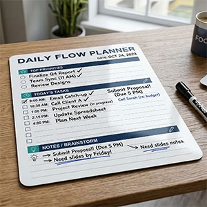 Dry Erase Card - 6x9