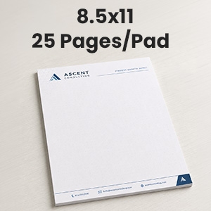 Notepad - 8.5x11, 25 Pages/Pad