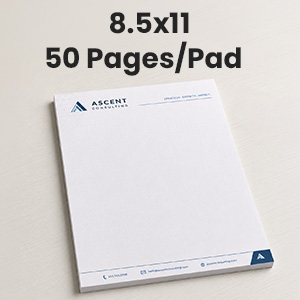 Notepad - 8.5x11, 50 Pages/Pad