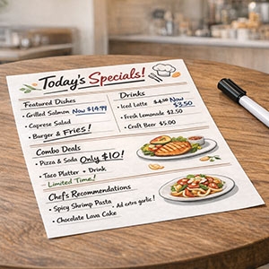 Dry Erase Card - 9x12