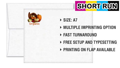 Short Run A7 Envelope (5 1/4 x 7 1/4)