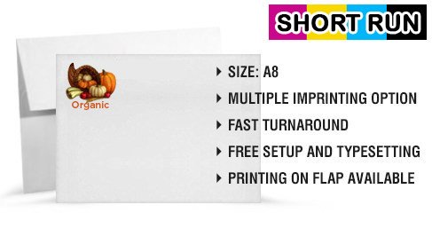 Short Run A8 Envelope (5 1/2 x 8 1/8)