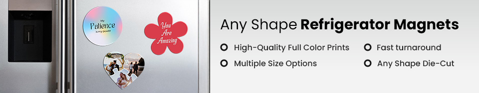 Any Shape Refrigerator Magnets