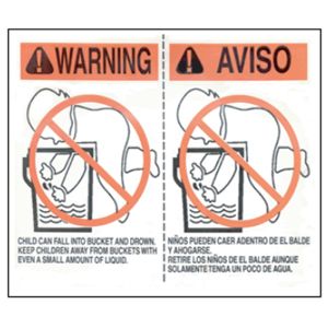 Baby in Bucket Labels - 5x6