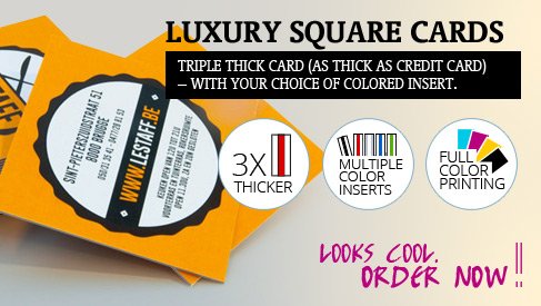 Luxury premium business card design