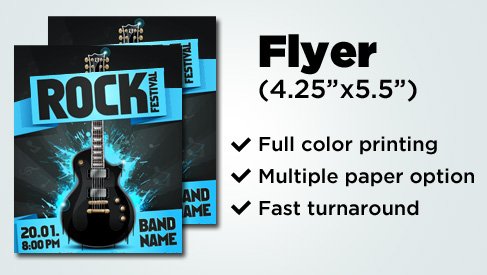 Flyer - Qtr. Page (4.25x5.5)