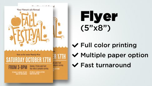 Flyer - Half Page Medium (5x8)