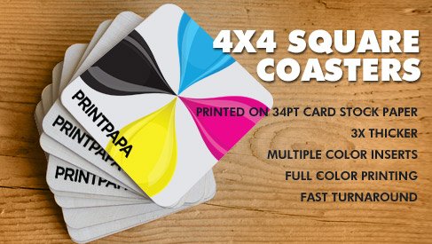 Square Coasters (4 inch)