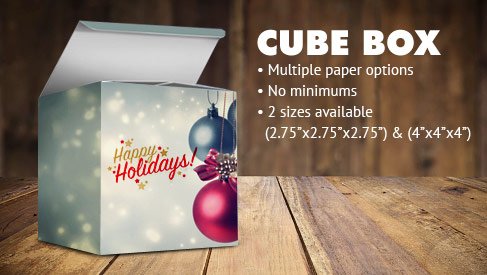 Cube Box 2.75" & 4"