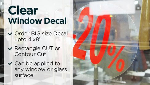 Clear Window Decals