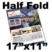 4 Page Property Brochure - Half Folded