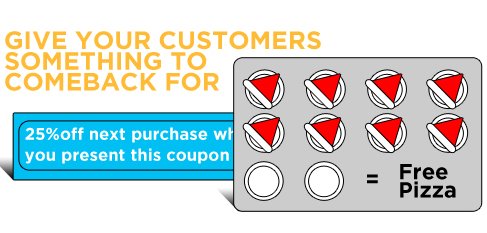 Great for Punch cards for repeat business