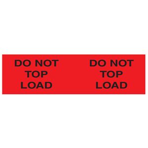 Do Not Top Load Labels - 3x10