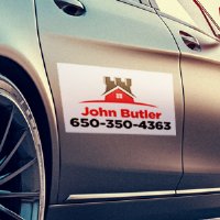 Real Estate Car Magnet Signs