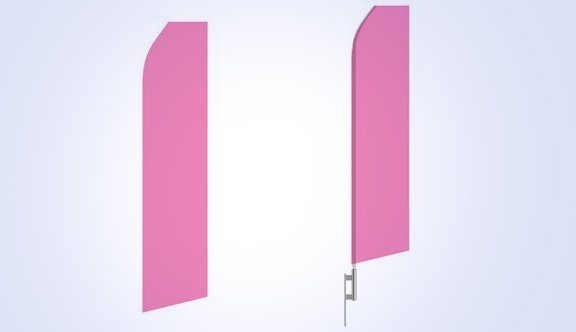 Lavender Stock Flag - 16ft