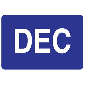 December Labels - 2x3