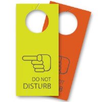 Imprinted Plastic Door Hangers (4.375 x 9 x 0.02)