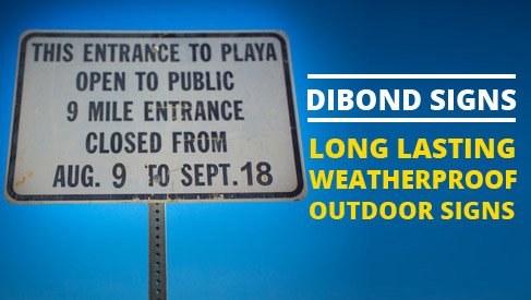 Durable Aluminum Composite Signs