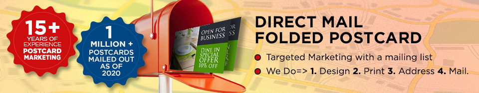 Direct Mail Folded Mailers