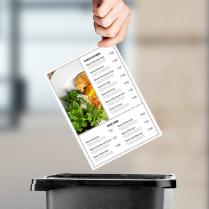 Disposable Menus