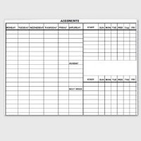 Dry Erase PVC Poster Board