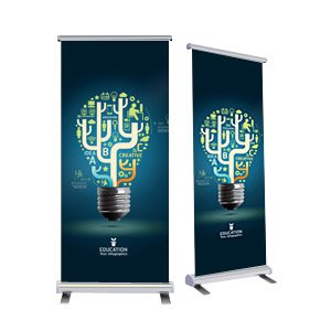 Economy Retractable Banner Stand - 33"
