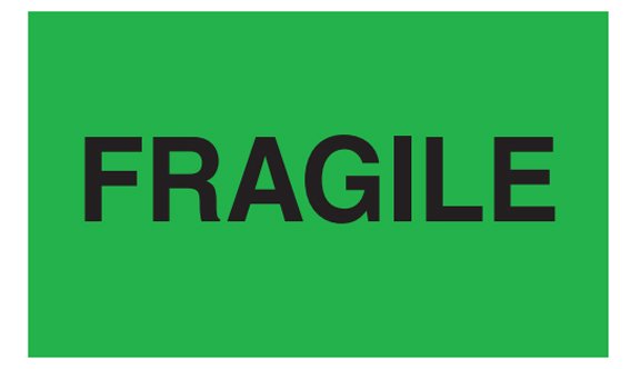 Fragile Labels - 3x5