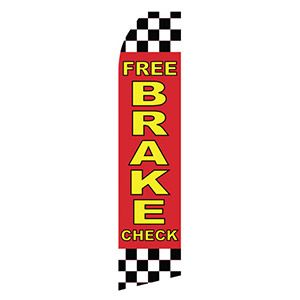 Free Brake Check Stock Flag - 16ft.