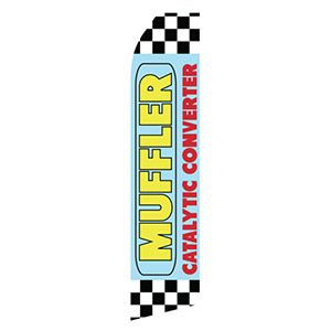 Muffler Catalytic Converter Stock Flag - 16ft.