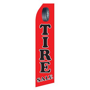 Tire Sale Stock Flag - 16ft.