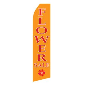 Flower Sale Stock Flag - 16ft