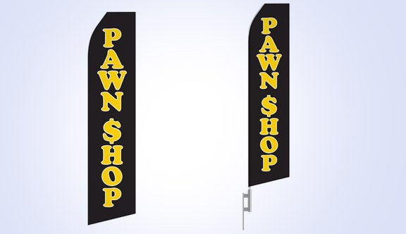 Pawn Shop Stock Flag - 16ft Pawn Shop Stock Flag - 16ft