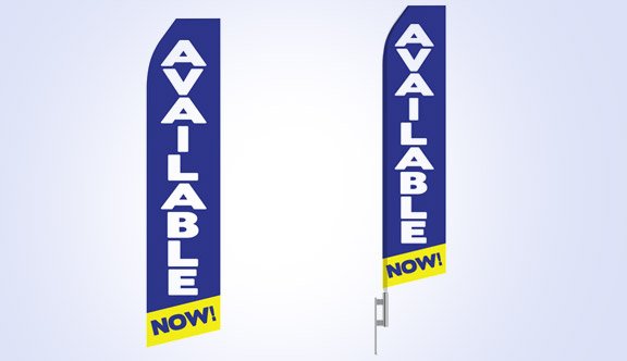 Available Now Stock Flag - 16ft Available Now Stock Flag - 16ft