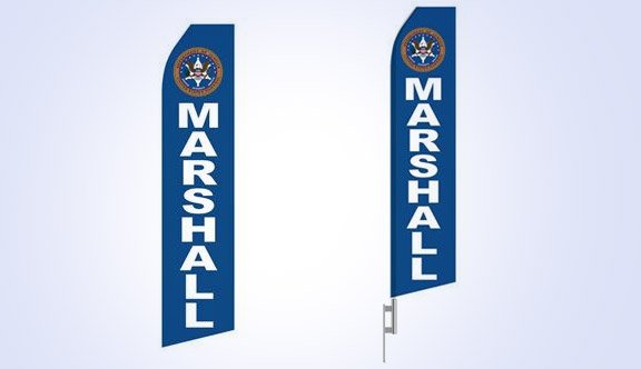US Marshall Stock Flag - 16ft US Marshall Stock Flag - 16ft
