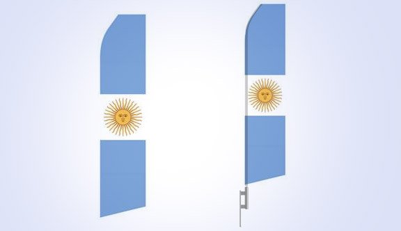 Argentina Flag Stock Flag - 16ft Argentina Flag Stock Flag - 16ft