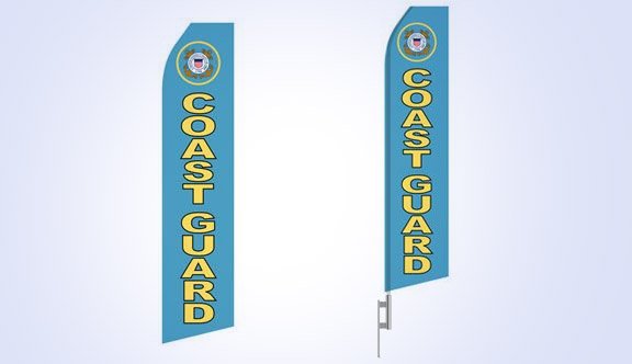 Coast Guard Stock Flag - 16ft Coast Guard Stock Flag - 16ft