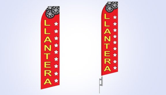 Llantera Stock Flag - 16ft Llantera Stock Flag - 16ft