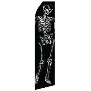 Skeleton Stock Flag - 16ft
