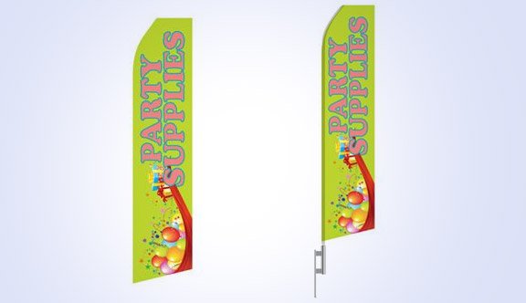 Party Supplies Stock Flag - 16ft