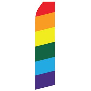 Rainbow Stock Flag - 16ft