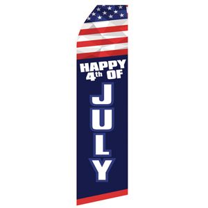 July 4th Stock Flag - 16ft