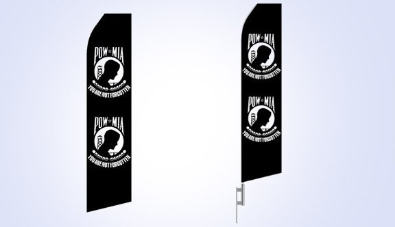 Pow Mia You Are Not Forgotten Stock Flag - 16ft